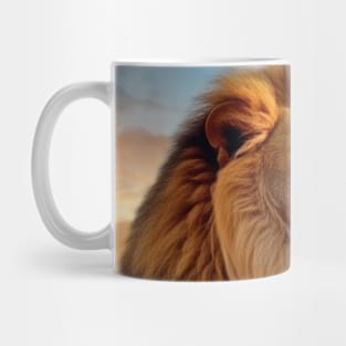 Lion Animal Nature Majestic Wilderness Mug